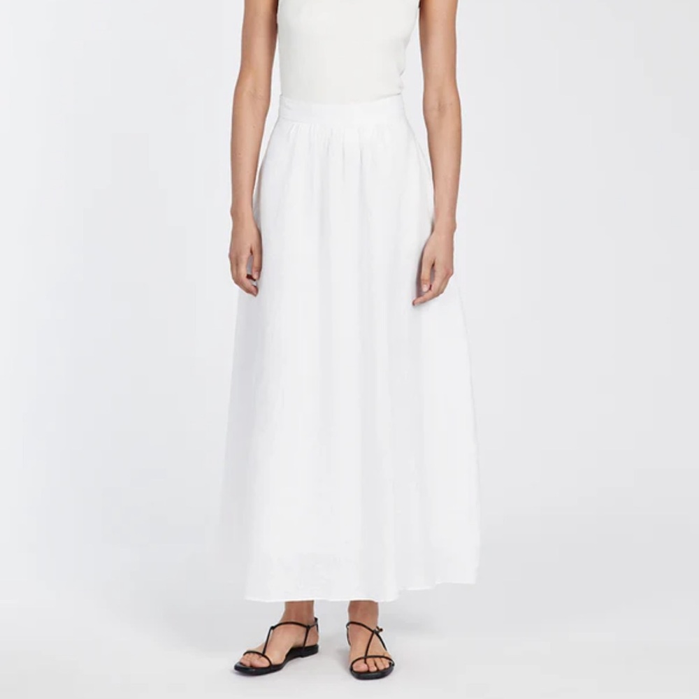 DISSH | linen midi skirt